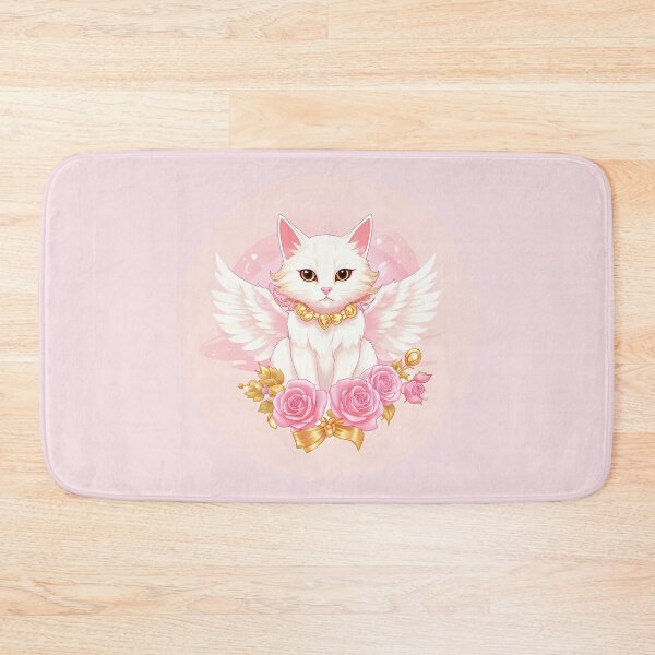 Item preview, Cat angel among roses. designed and sold by Natalia-Vlad.