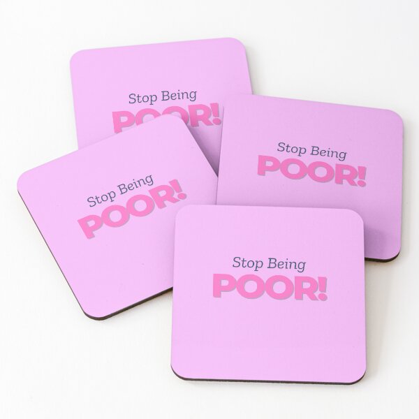 Item preview, Stop being poor designed and sold by Ink And Inspire.