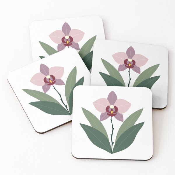 Item preview, Elegant Orchid - Geometric Floral Design designed and sold by Fikuall.