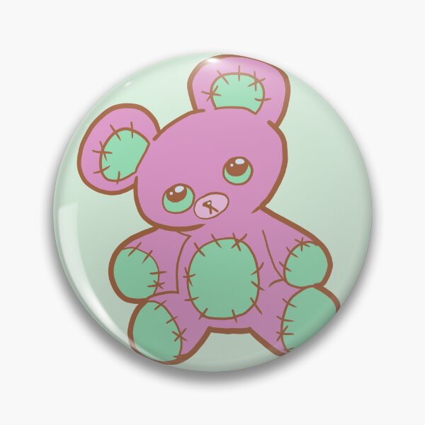 Item preview, Cottage core teddy bear (pink) designed and sold by gross-girl99.