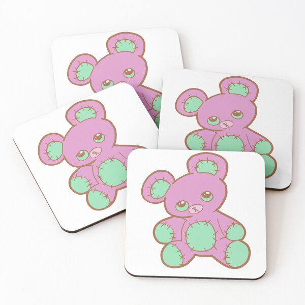 Item preview, Cottage core teddy bear (pink) designed and sold by gross-girl99.