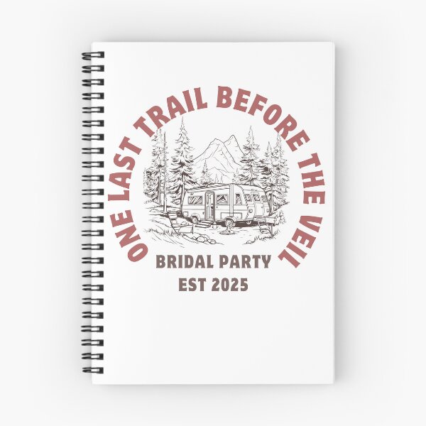 Item preview, One Last Trail Before the Veil Bridal Party 2025 designed and sold by Double7Designs.
