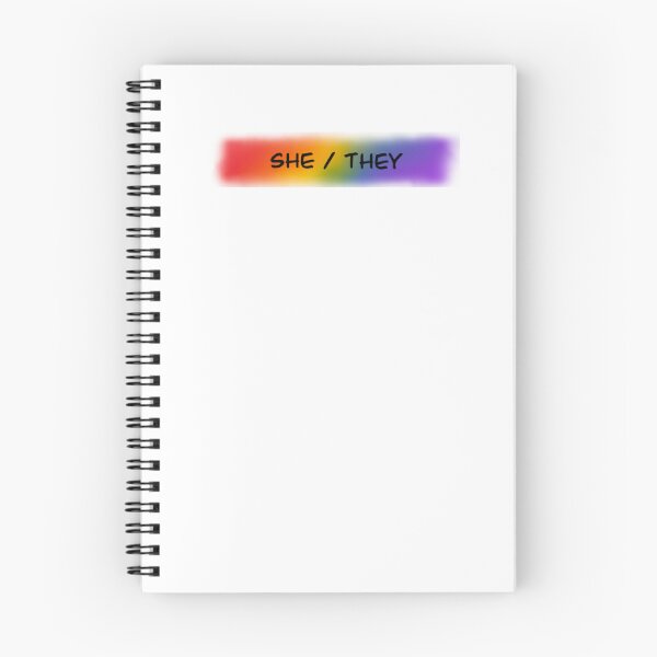 Item preview, Pronouns she/they designed and sold by spiritstar1978.