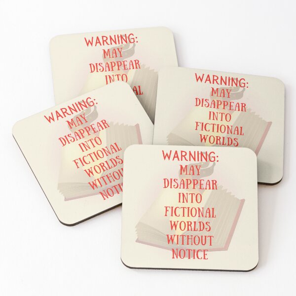 Item preview, WARNING: MAY DISAPPEAR INTO FICTIONAL WORLDS WITHOUT NOTICE designed and sold by FABOArt.