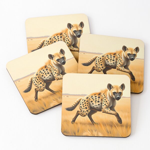 Item preview, Spotted Hyena Portrait Safari Animal Wildlife Conservation designed and sold by kakarikihill.