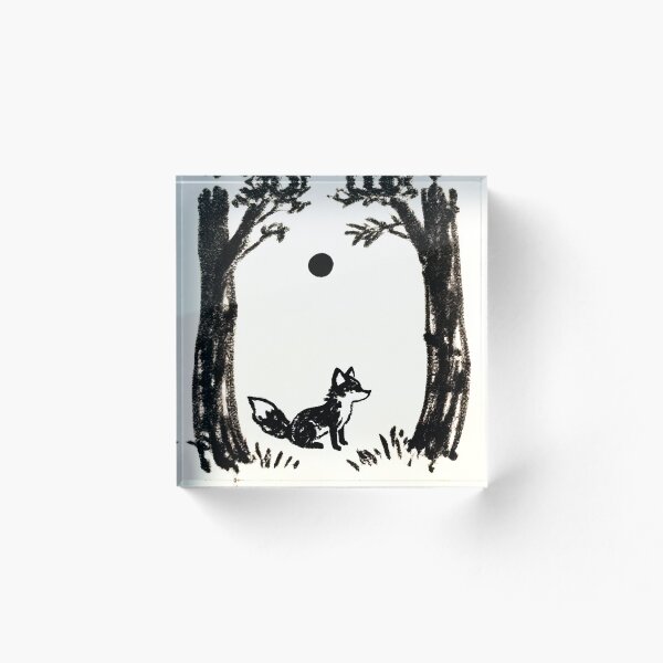 Item preview, Lindo boceto de tinta de zorro designed and sold by SunkenCost.