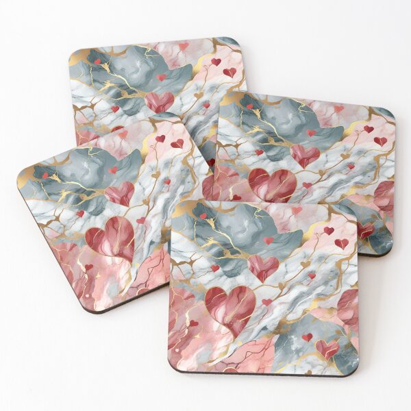 Item preview, Eternal Love Marble Hearts designed and sold by Ciervo Primavera.