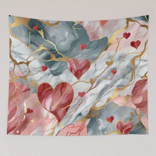 Item preview, Eternal Love Marble Hearts designed and sold by Ciervo Primavera.