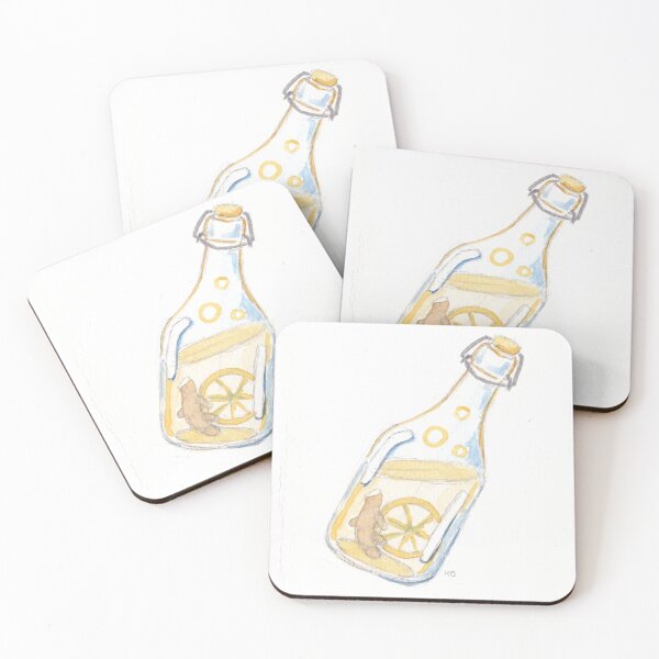 Item preview, Ginger Lemon Soda Bottle designed and sold by A_Guy_With_Art_Supplies.