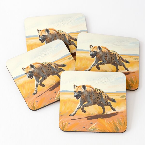 Item preview, African Spotted Hyena Portrait Safari Wildlife Conservation designed and sold by kakarikihill.