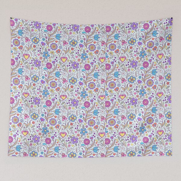 Item preview, Hearts And Flowers designed and sold by HotNerdShirts.