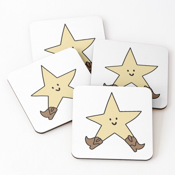 Item preview, happy star with cowboy boots designed and sold by Lauren Gross.