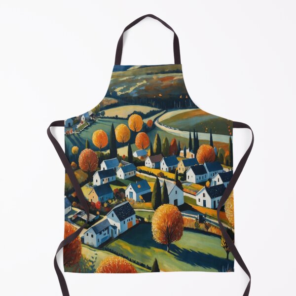 Item preview, AUTUMN VILLAGE COLORFUL ARTWORK designed and sold by Infopreneur1231.