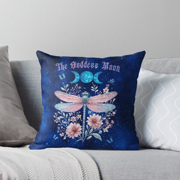 Item preview, Enchanted Triple Moon Goddess & Celestial Dragonfly design designed and sold by MysticOzzy.
