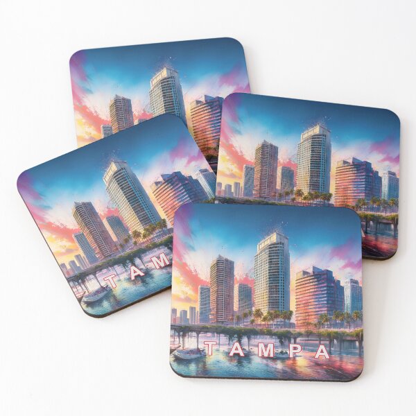 Item preview, Tampa Florida Skyline – Abstract Graffiti Street Art Design designed and sold by Phat Dog Designs .