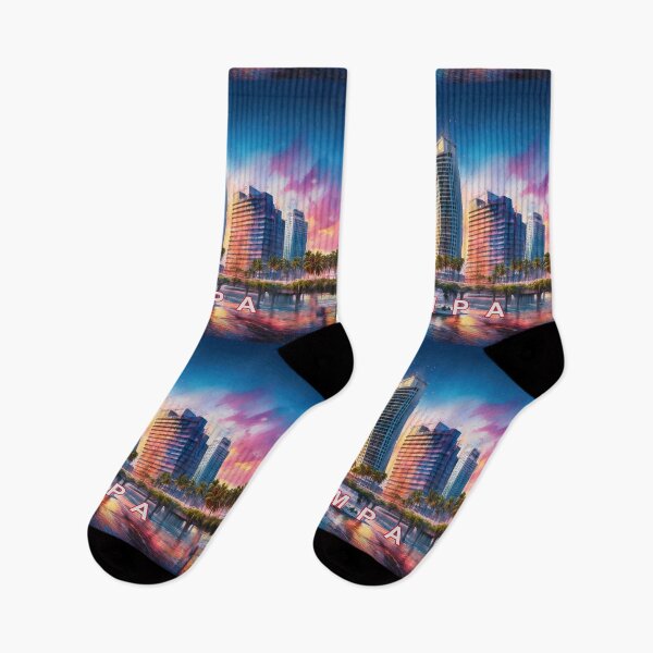 Item preview, Tampa Florida Skyline – Abstract Graffiti Street Art Design designed and sold by Phat Dog Designs .