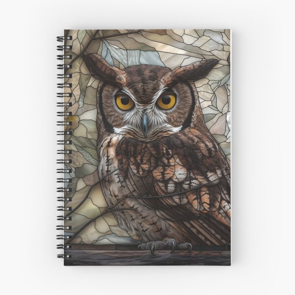 Item preview, Owl in Stained Glass designed and sold by RedHandedOD.
