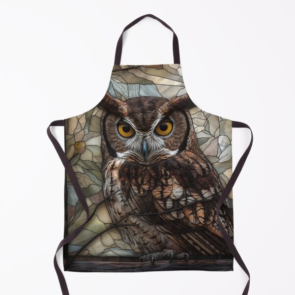Item preview, Owl in Stained Glass designed and sold by RedHandedOD.