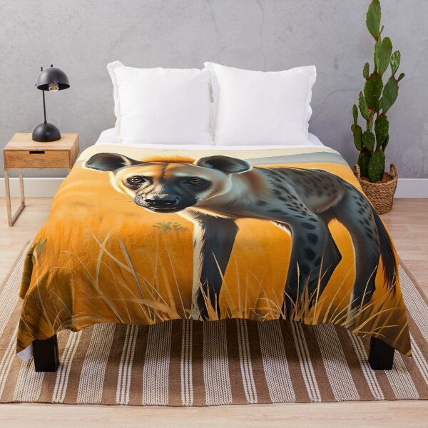 Item preview, Spotted Hyena Portrait African Savanna Wildlife Conservation designed and sold by kakarikihill.