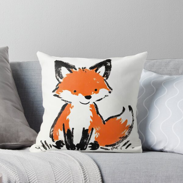 Item preview, Cute Fox Ink Sketch designed and sold by SunkenCost.