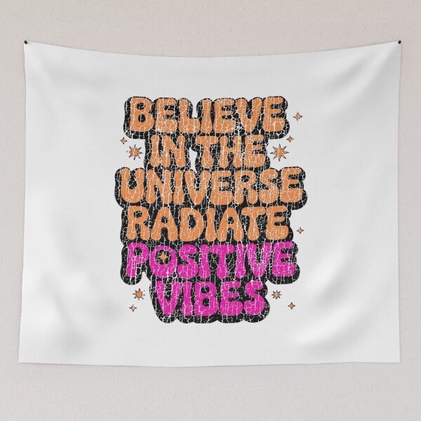 Item preview, My old vintage Positive Vibes! Tee "Believe in the Universe - Radiate positive Vibes". designed and sold by paulo silveira.