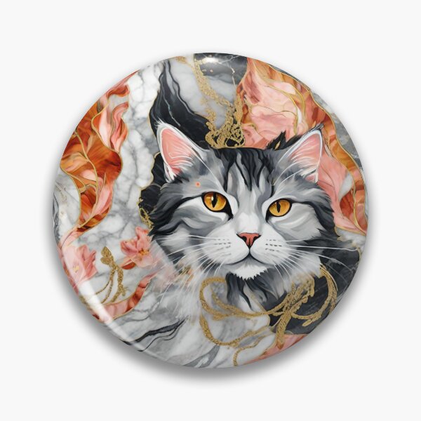 Item preview, Cat Peeking Out Of Marble Vein designed and sold by Ciervo Primavera.