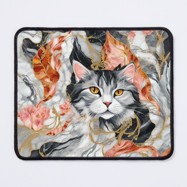 Item preview, Cat Peeking Out Of Marble Vein designed and sold by Ciervo Primavera.
