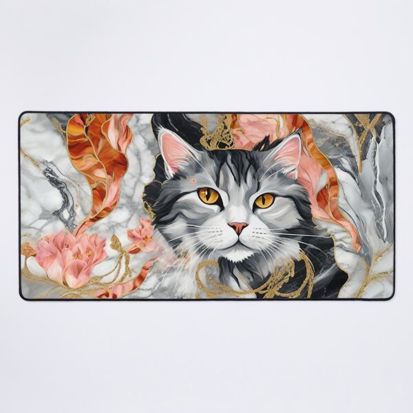 Item preview, Cat Peeking Out Of Marble Vein designed and sold by Ciervo Primavera.