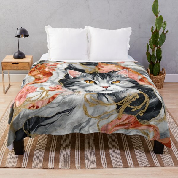 Item preview, Cat Peeking Out Of Marble Vein designed and sold by Ciervo Primavera.