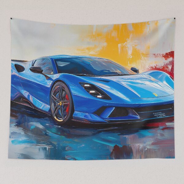 Item preview, Electrified Elegance – Pop Art Pininfarina Battista designed and sold by AutoPopStudio.