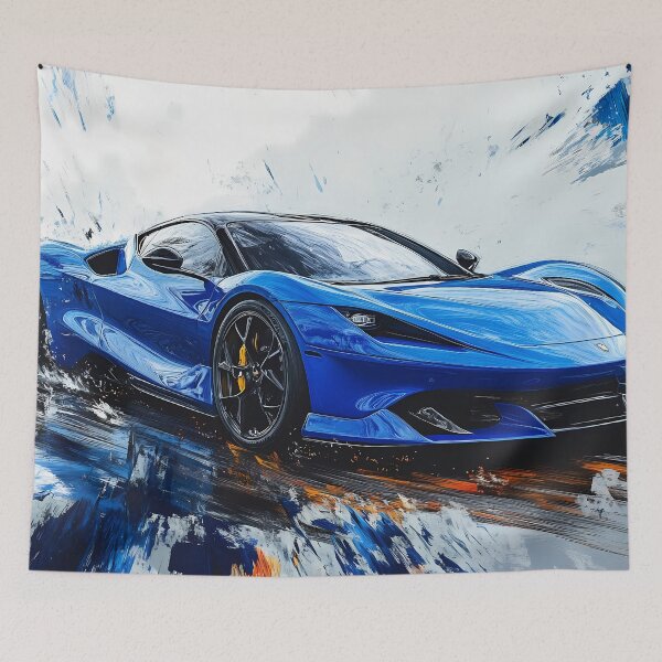 Item preview, Electrified Elegance – Pop Art Pininfarina Battista II designed and sold by AutoPopStudio.