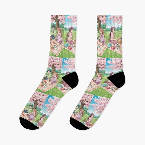 Item preview, Anime Picnic Scene Serene Nature Tokyo Japan Art designed and sold by ART ATTACK ZONE.