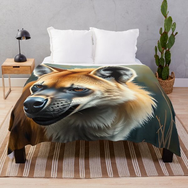Item preview, Realistic Spotted Hyena Portrait African Savanna Wildlife Conservation designed and sold by kakarikihill.