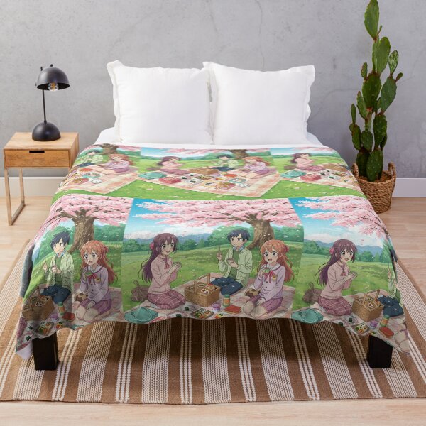 Item preview, Anime Picnic Scene Serene Nature Tokyo Japan Art designed and sold by ART ATTACK ZONE.