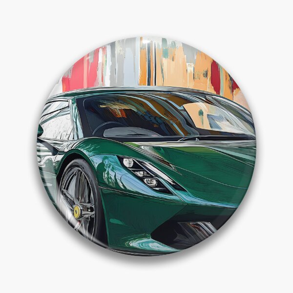 Item preview, Neon Velocity – Green Pininfarina Battista Pop Art designed and sold by AutoPopStudio.