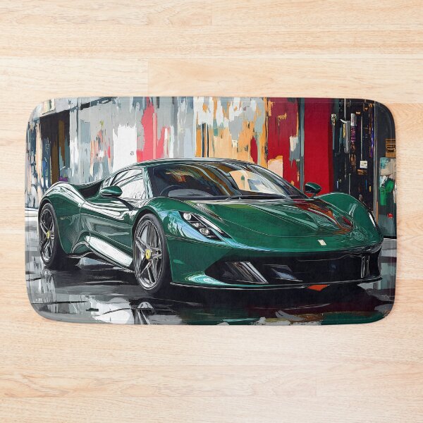 Item preview, Neon Velocity – Green Pininfarina Battista Pop Art designed and sold by AutoPopStudio.