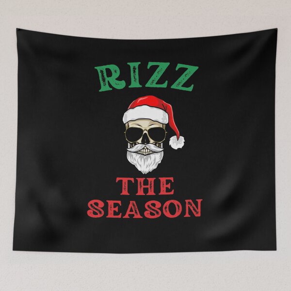 Item preview, Rizz the Season rizz humor saying Skeleton Santa Christmas designed and sold by snowry.