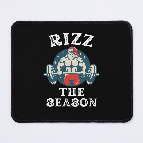 Item preview, Rizz the Season rizz humor Christmas Muscle Santa Deadlift designed and sold by snowry.