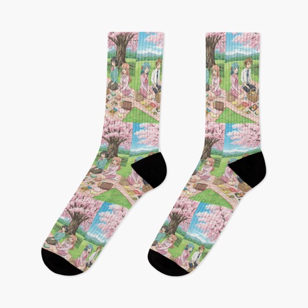 Item preview, Friends Picnic Scene Serene Nature Tokyo Japan Art designed and sold by ART ATTACK ZONE.