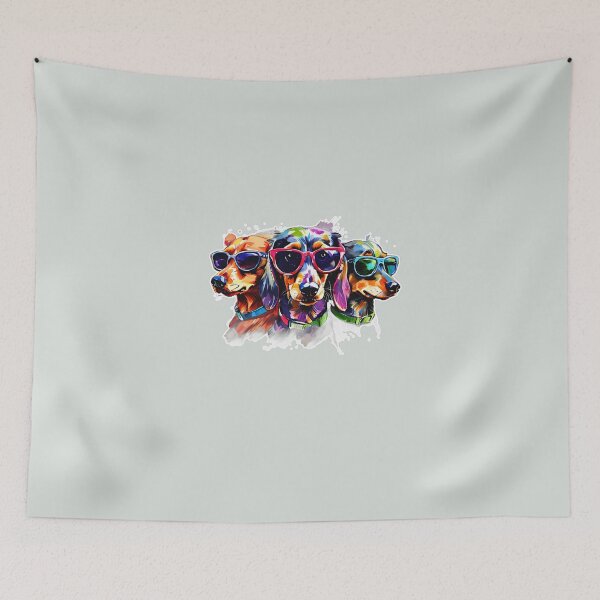 Item preview, Dachshund trio designed and sold by INKVASION2025.