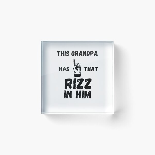 Artikelvorschau, Dieser Opa hat diesen Rizz in sich, lustiger Rizz-Spruch-Witz entworfen und verkauft von snowry.