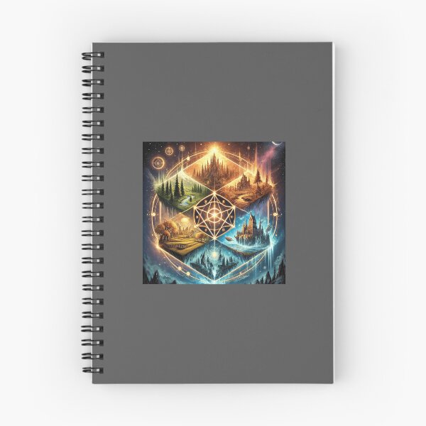 Item preview, The Elemental Convergence – Fantasy World Map designed and sold by AbstractAnom.