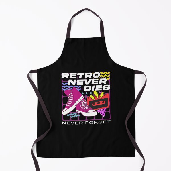 Item preview, Retro Never Dies – 80s and 90s Nostalgia Sneakers & Cassette Tape designed and sold by Dmetalx Art Apparel.