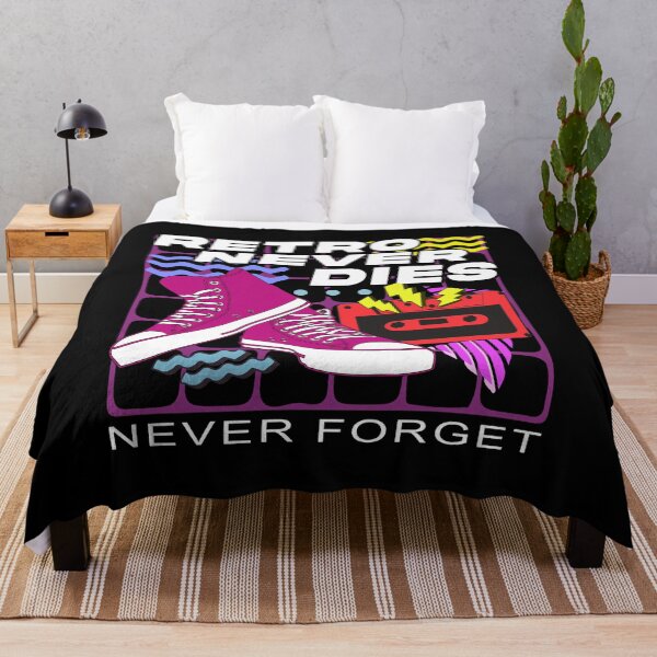 Item preview, Retro Never Dies – 80s and 90s Nostalgia Sneakers & Cassette Tape designed and sold by Dmetalx Art Apparel.