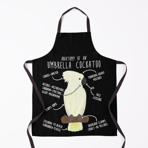 Item preview, Umbrella Cockatoo Parrot Anatomy designed and sold by Clara Hollins.