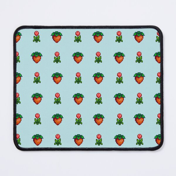 Item preview, Stardew Strawberry and Tulip Pattern in Blue designed and sold by Bookboned.
