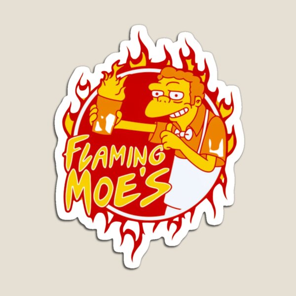 Item preview, Flaming Moe's Cartoon Humor Graphic designed and sold by socialarmour.