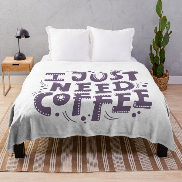 Item preview, Coffee Lover's Motto: I Just Need Coffee designed and sold by lojadpop.