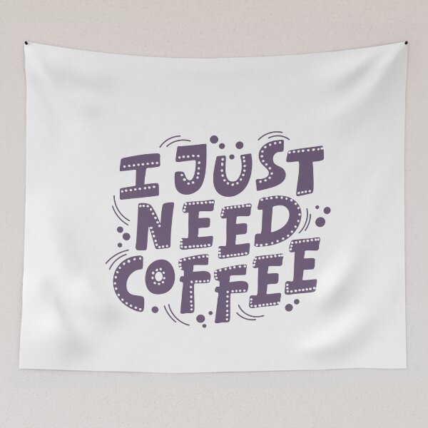 Item preview, Coffee Lover's Motto: I Just Need Coffee designed and sold by lojadpop.