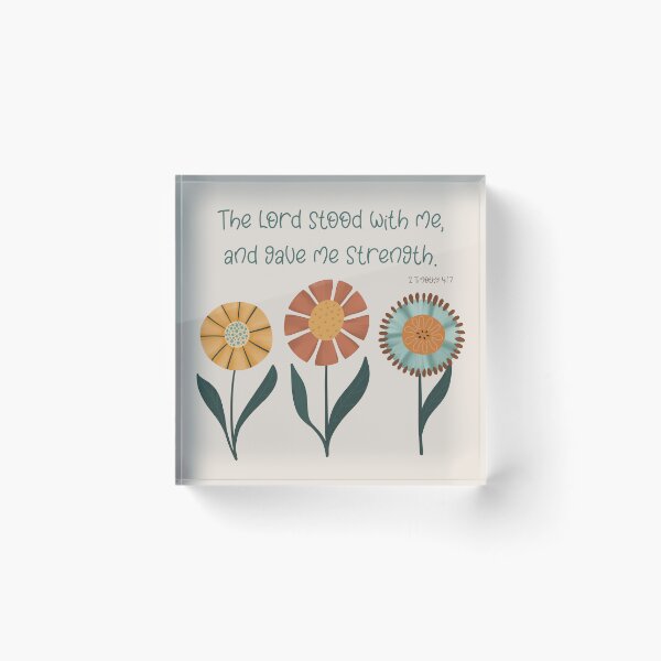 Item preview, The Lord stood with me - I Tim 4:17 designed and sold by Willow & Grace Designs.